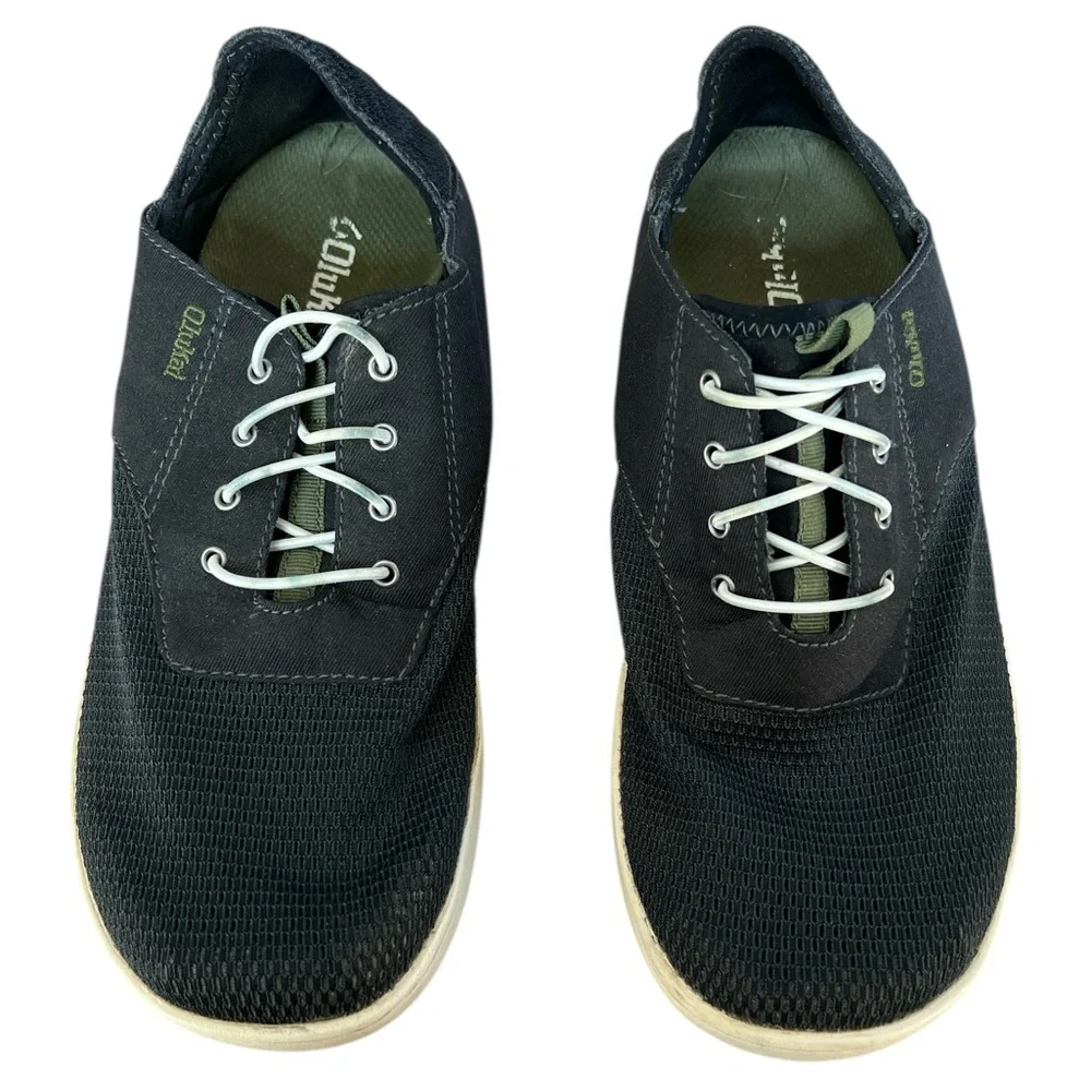 Olukai Nohea Moku Men’s No Tie Boat Shoes Size 8.5